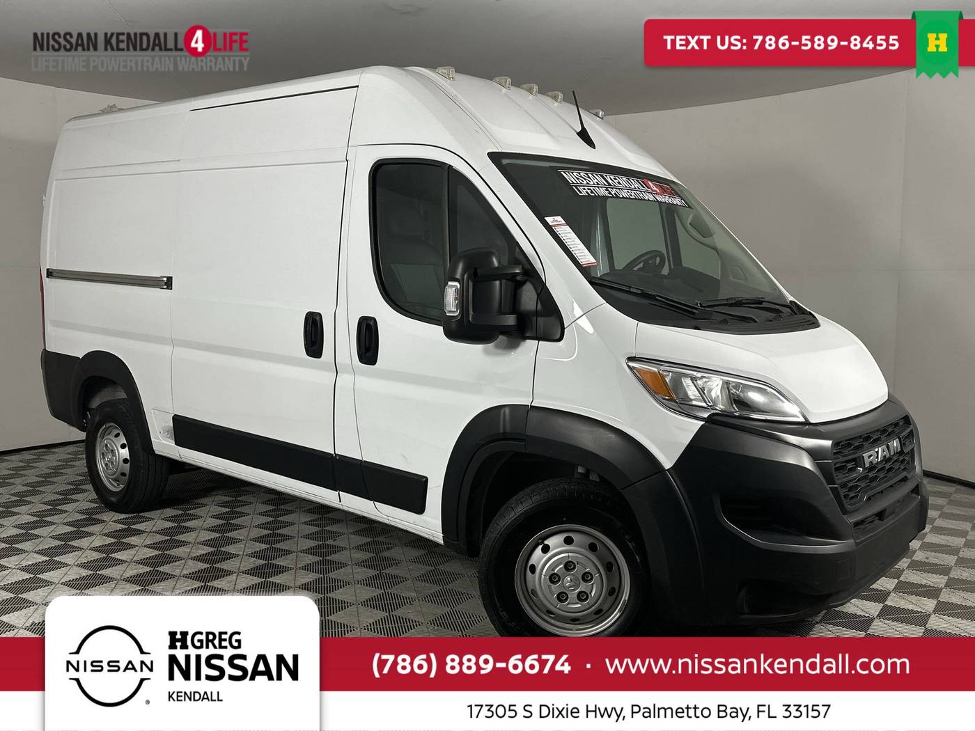 2023 Ram ProMaster Cargo Van 1500 — Cargo Van — 24,092 mi — Palmetto Bay, FL