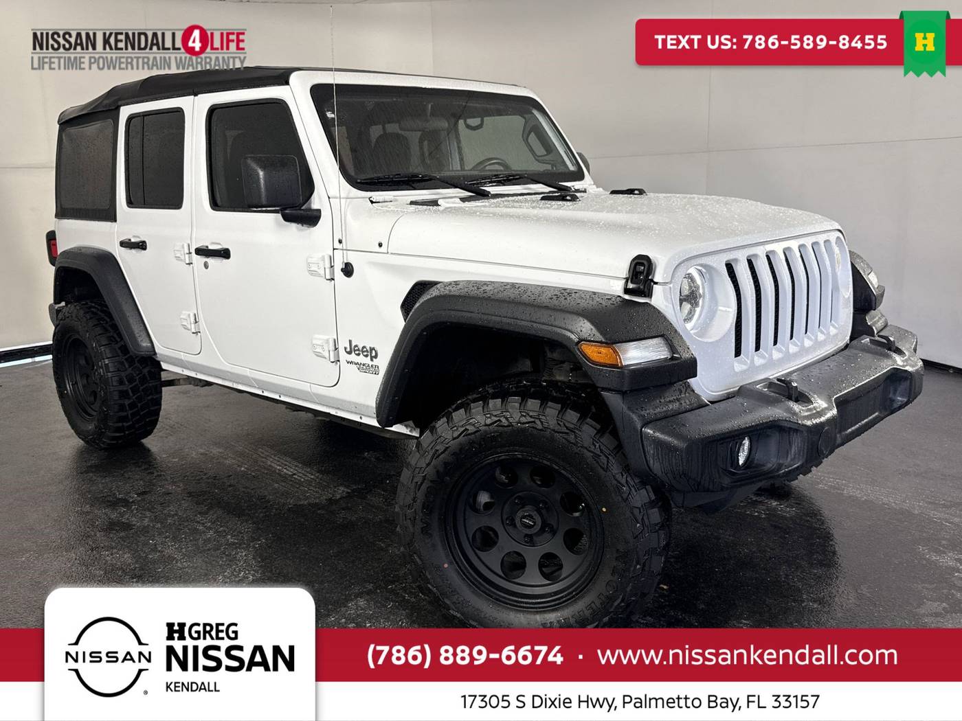 2019 Jeep Wrangler Sport — SUV — 72,601 mi — Palmetto Bay, FL