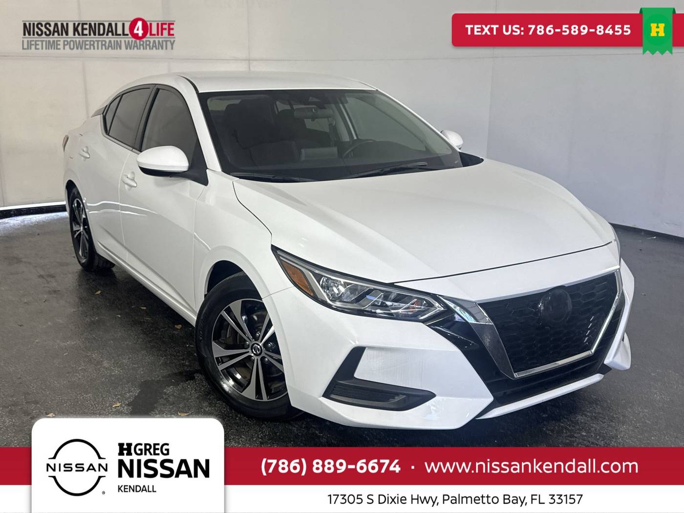 2022 Nissan Sentra SV — Sedan — 18,592 mi — Palmetto Bay, FL