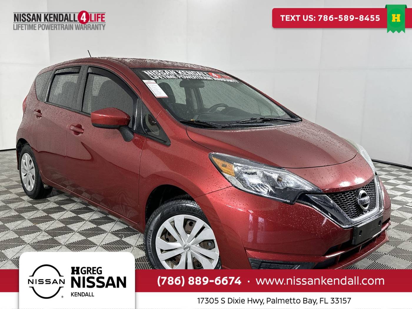 2017 Nissan Versa 1.6 SV — Hatchback — 74,266 mi — Palmetto Bay, FL