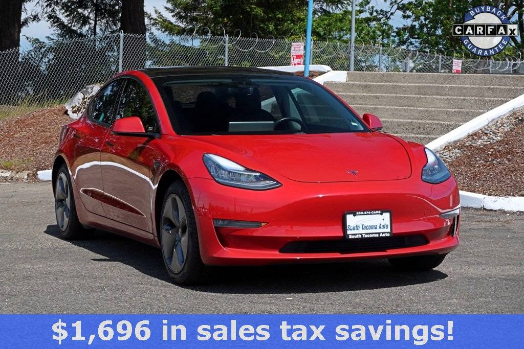 2018 Tesla Model 3 Long Range — Sedan — 76,525 mi — Tacoma, WA