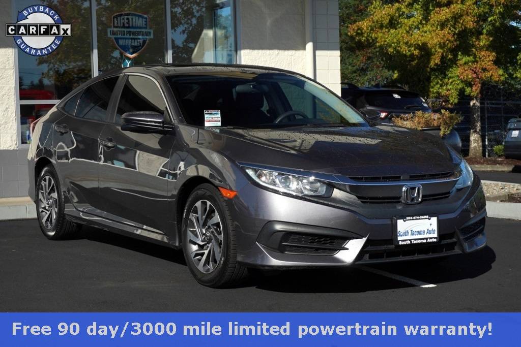2017 Honda Civic EX — Sedan — 74,482 mi — Tacoma, WA