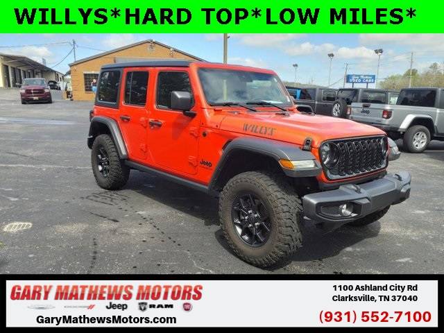 2024 Jeep Wrangler Willys — SUV — 26,609 mi — Clarksville, TN