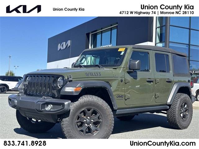 2022 Jeep Wrangler Willys — SUV — 73,863 mi — Monroe, NC