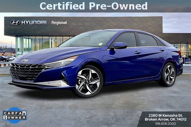 2023 Hyundai Elantra Hybrid Limited — Sedan — 52,273 mi — Broken Arrow, OK