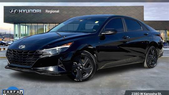2022 Hyundai Elantra Hybrid Blue — Sedan — 39,271 mi — Broken Arrow, OK