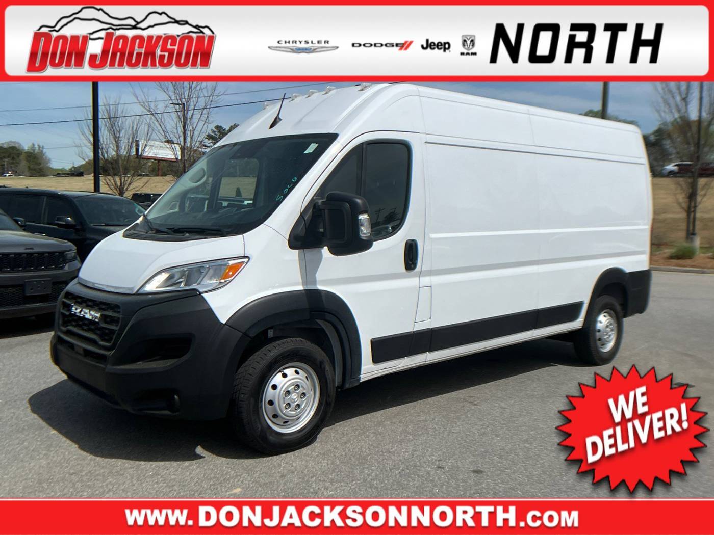 2023 Ram ProMaster Cargo Van 2500 — Cargo Van — 71,505 mi — Cumming, GA