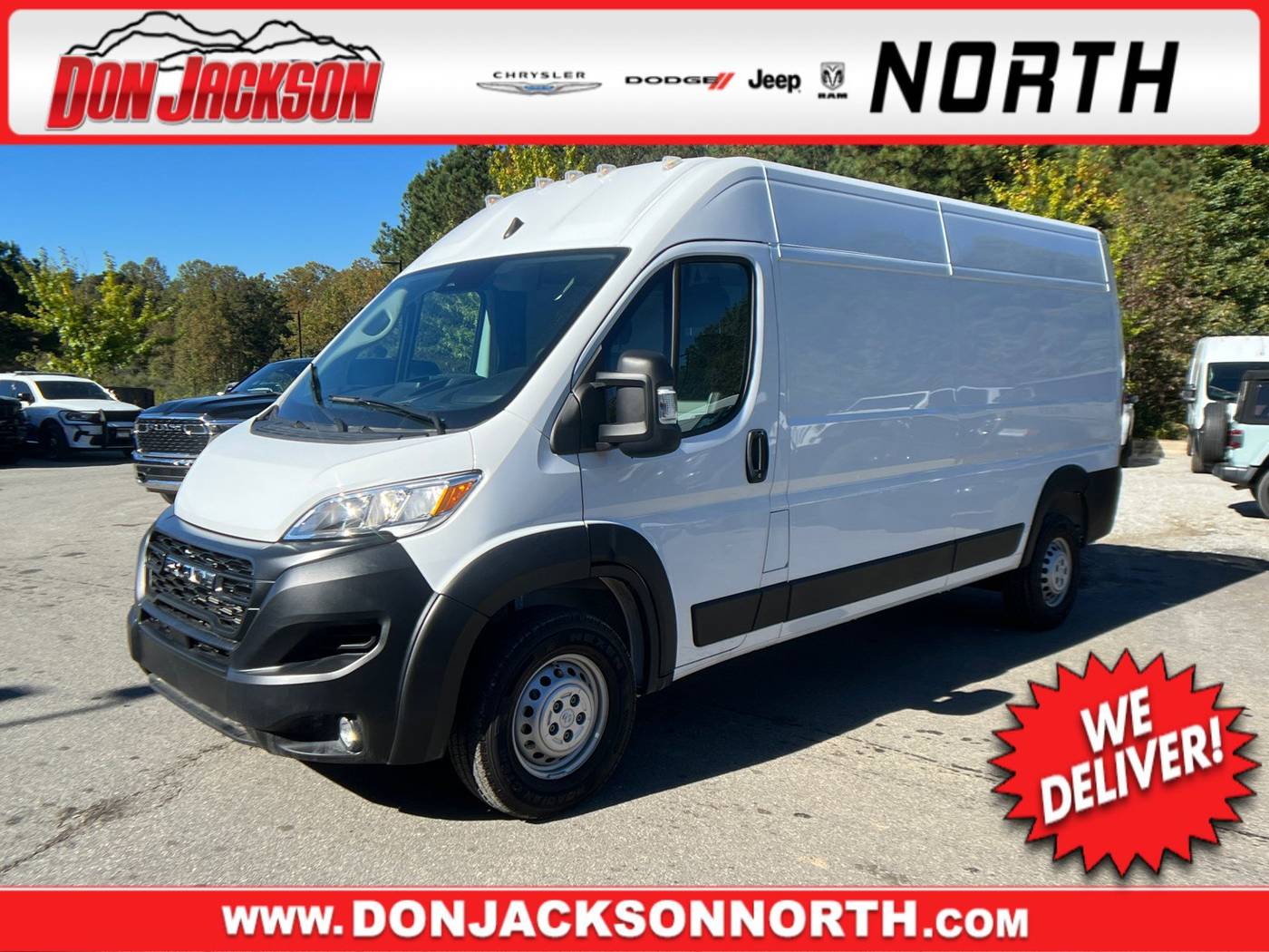 2025 Ram ProMaster Cargo Van Tradesman 2500 — Cargo Van — 500 mi — Cumming, GA