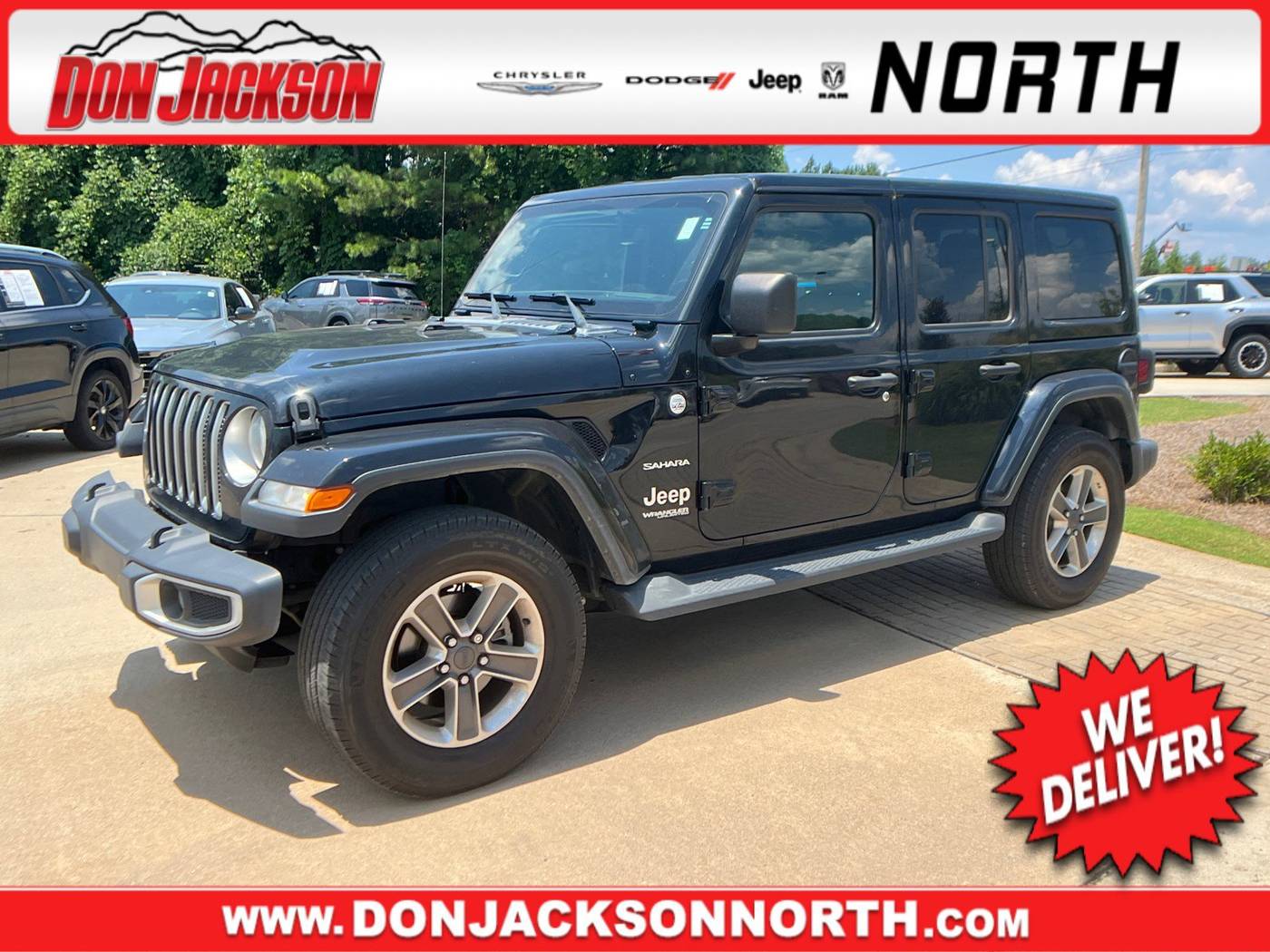 2020 Jeep Wrangler Sahara — SUV — 72,743 mi — Cumming, GA