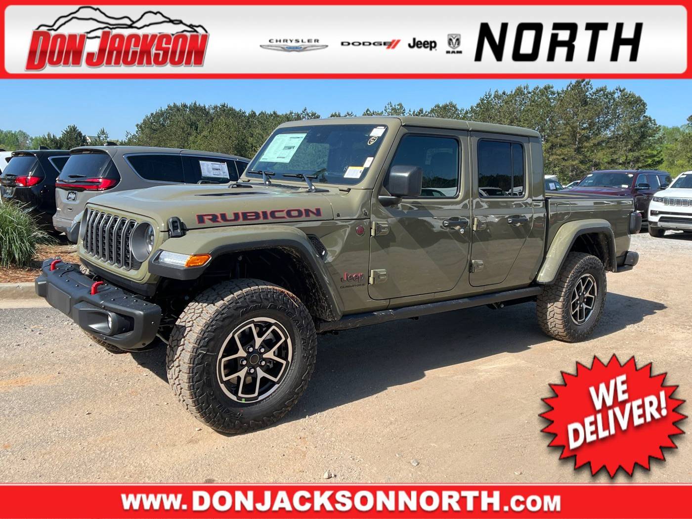 2025 Jeep Gladiator Rubicon X — Pickup Truck — 255 mi — Cumming, GA