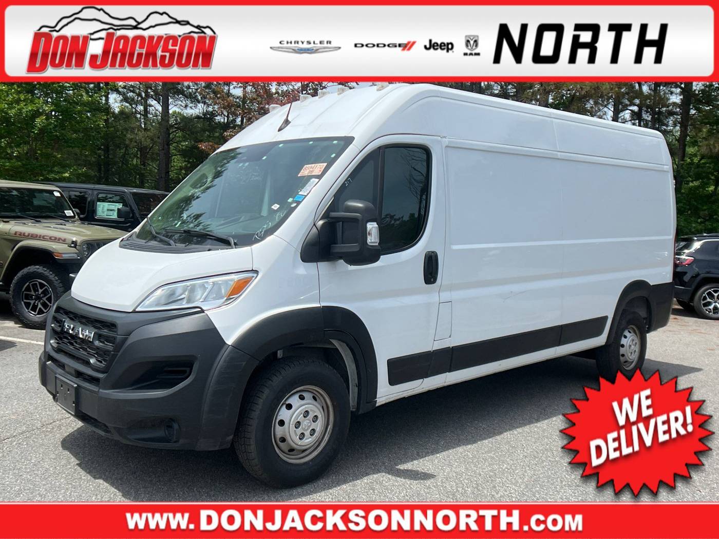 2023 Ram ProMaster Cargo Van 2500 — Cargo Van — 23,216 mi — Cumming, GA