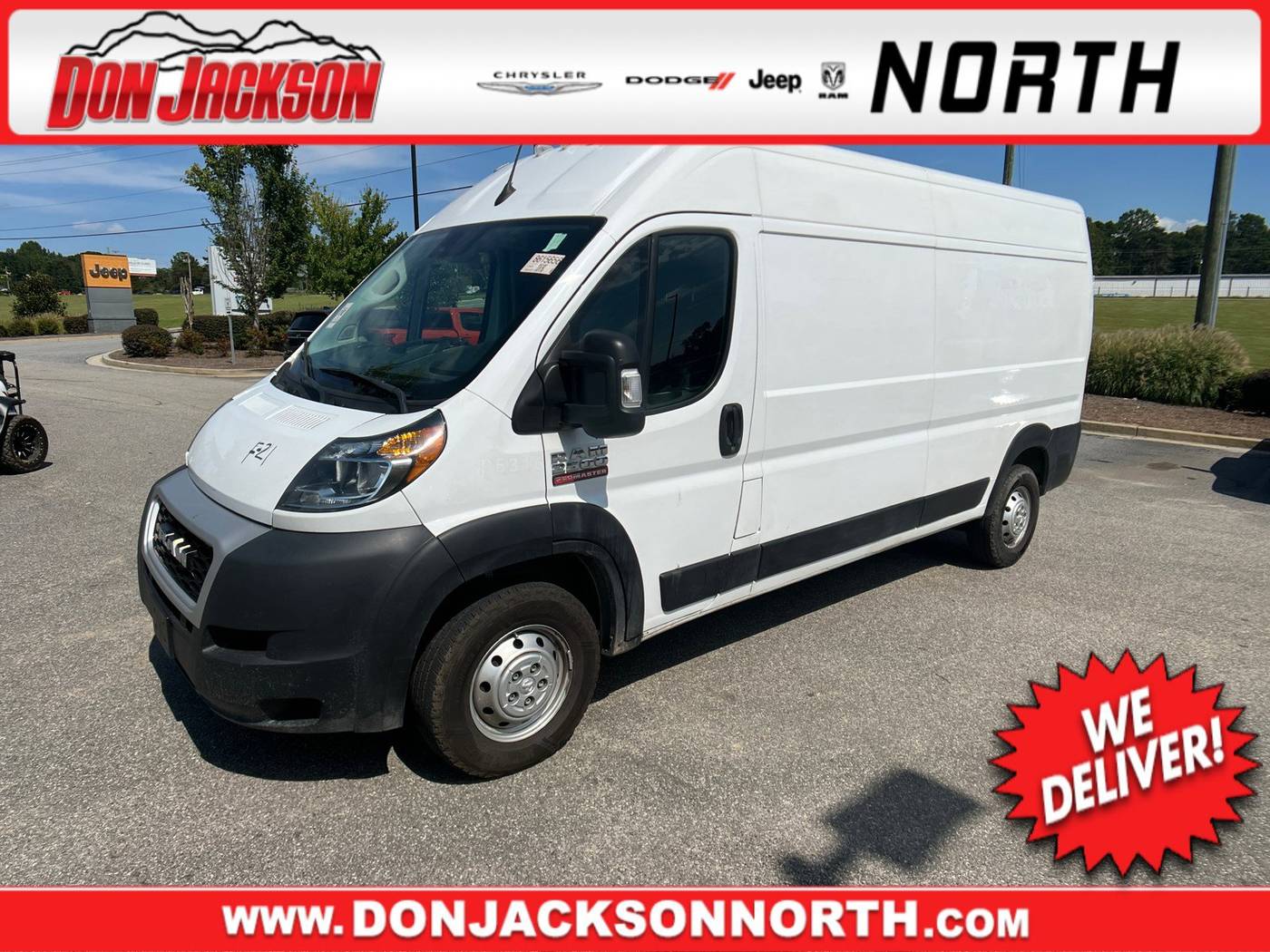 2022 Ram ProMaster Cargo Van 2500 — Cargo Van — 74,342 mi — Cumming, GA