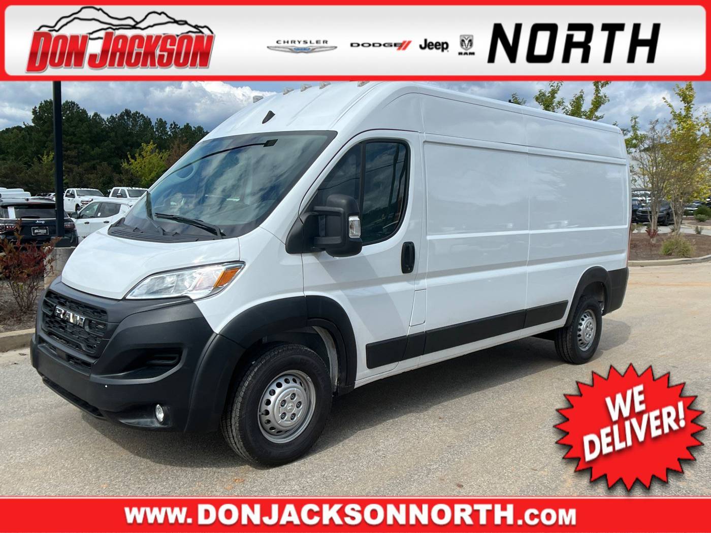 2025 Ram ProMaster Cargo Van Tradesman 2500 — Cargo Van — 500 mi — Cumming, GA