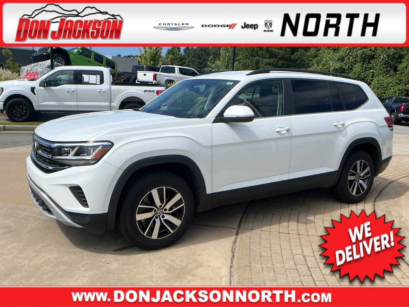 2021 Volkswagen Atlas SE — SUV — 44,210 mi — Cumming, GA