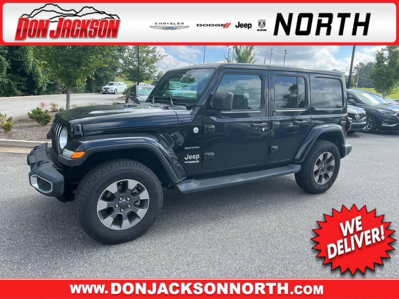 2020 Jeep Wrangler Sahara — SUV — 60,589 mi — Cumming, GA