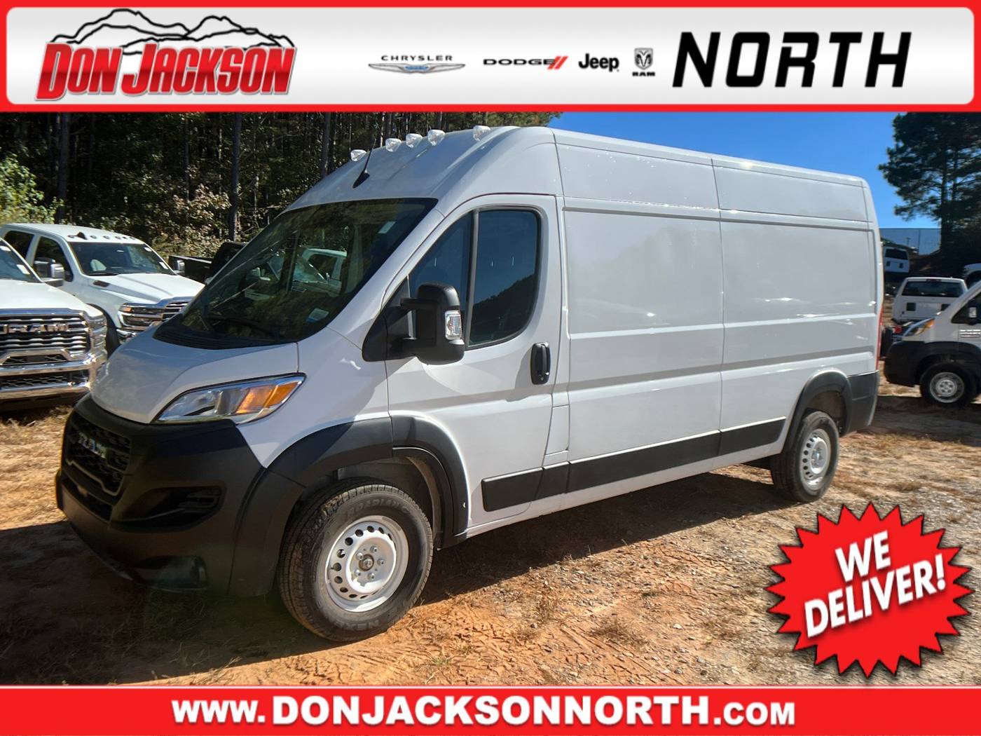 2025 Ram ProMaster Cargo Van Tradesman 2500 — Cargo Van — 500 mi — Cumming, GA