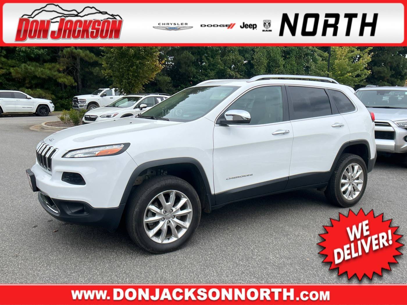 2017 Jeep Cherokee Limited — SUV — 72,280 mi — Cumming, GA