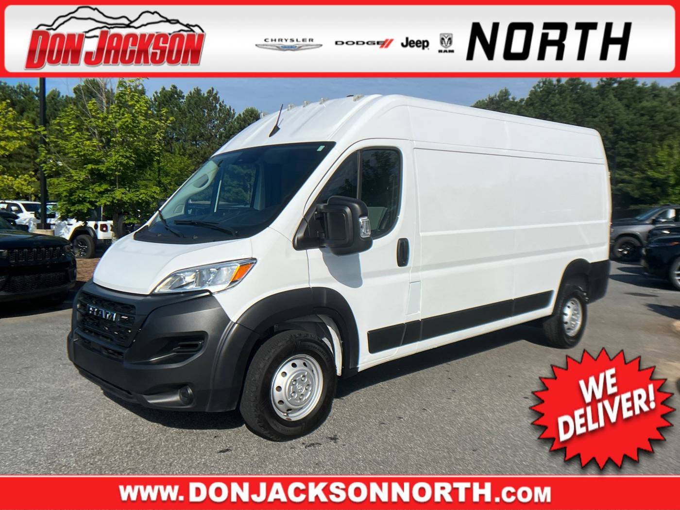 2023 Ram ProMaster Cargo Van 2500 — Cargo Van — 77,987 mi — Cumming, GA