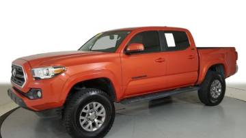 TrueCar has listings of pre-owned orange Toyota Tacoma vehicles available for purchase in my vicinity.