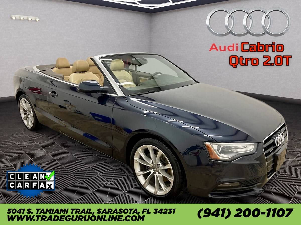 2013 Audi A5 Prestige — Convertible — 82,064 mi — Sarasota, FL