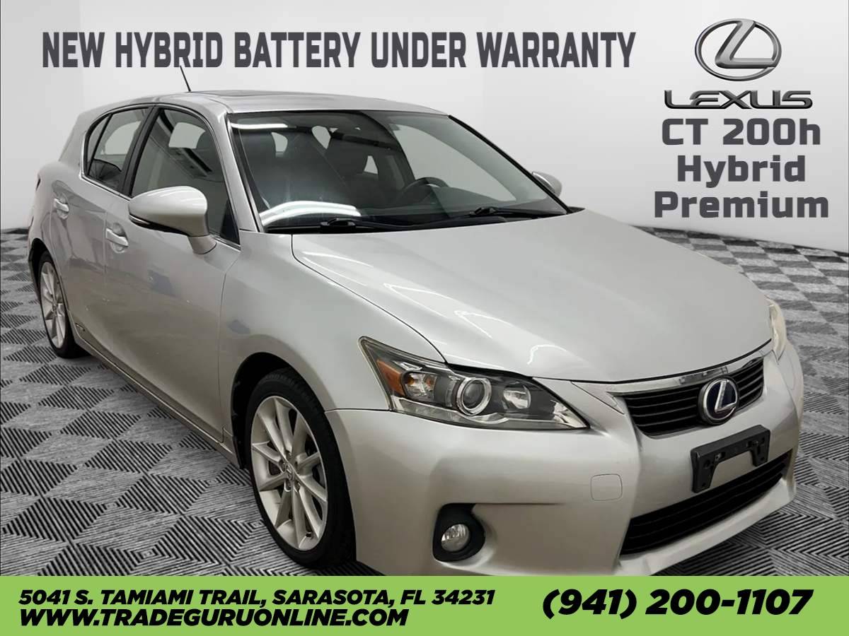 2012 Lexus CT CT 200h Premium — Hatchback — 99,888 mi — Sarasota, FL