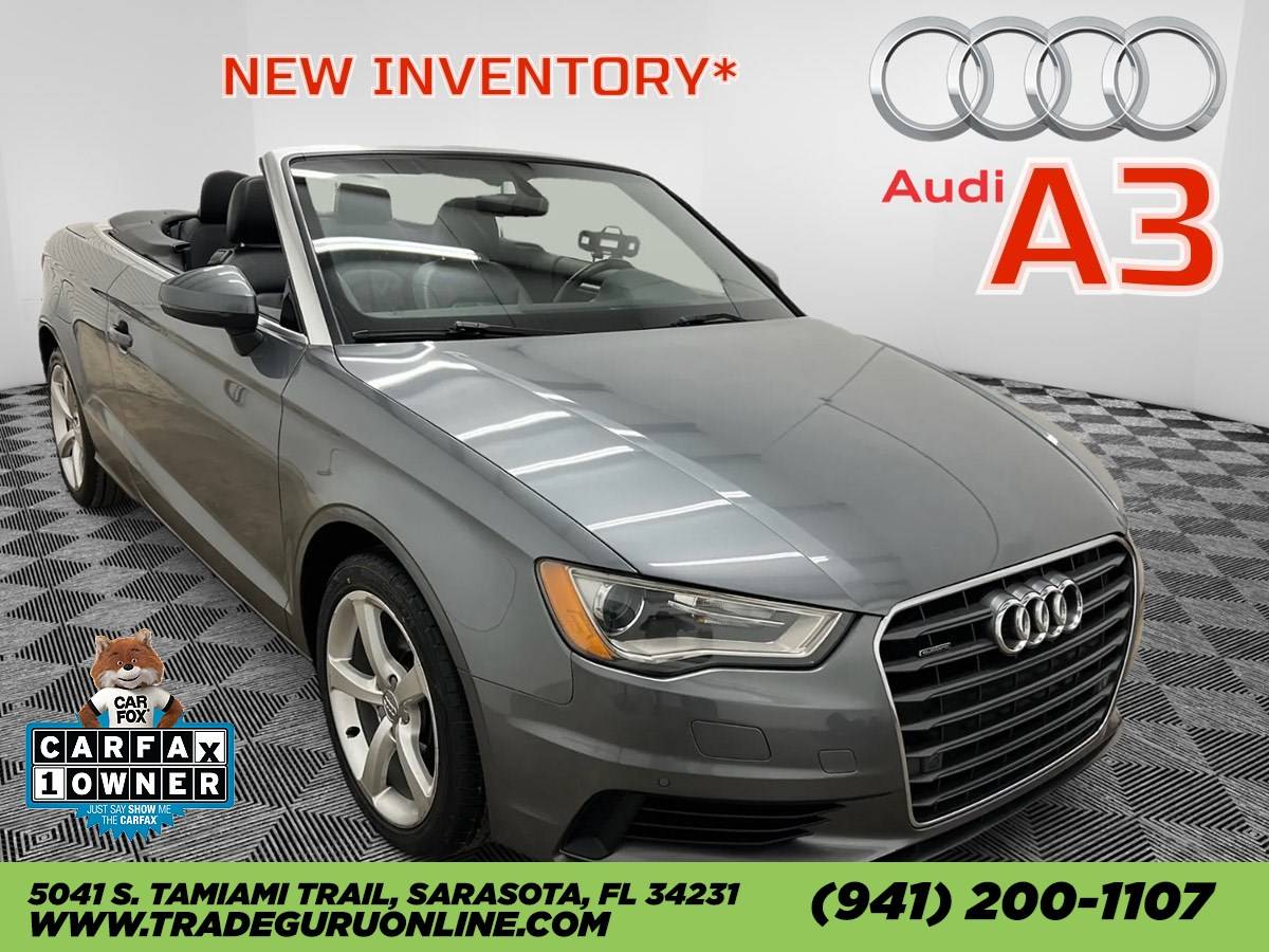 2016 Audi A3 Premium — Convertible — 106,092 mi — Sarasota, FL
