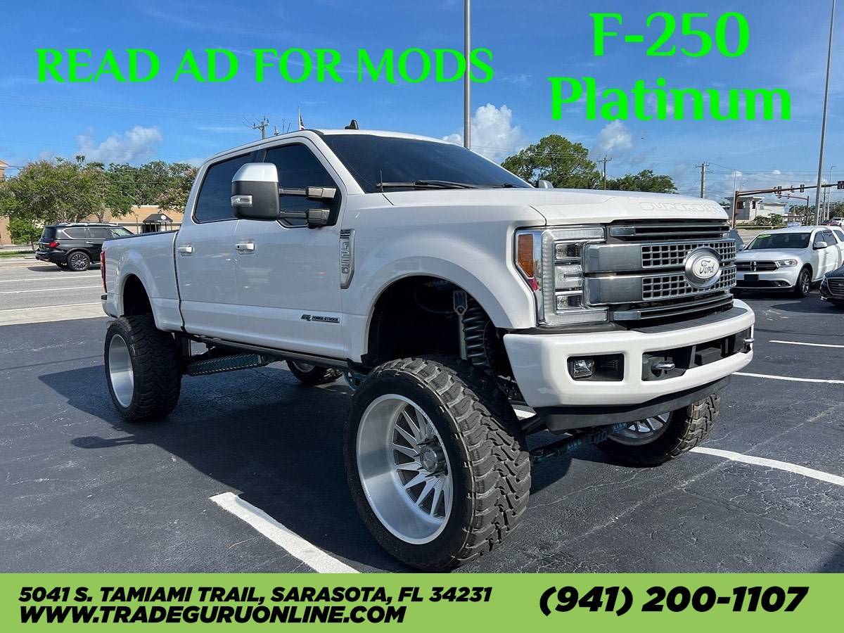 2019 Ford Super Duty F-250 Platinum — Pickup Truck — 59,995 mi — Sarasota, FL