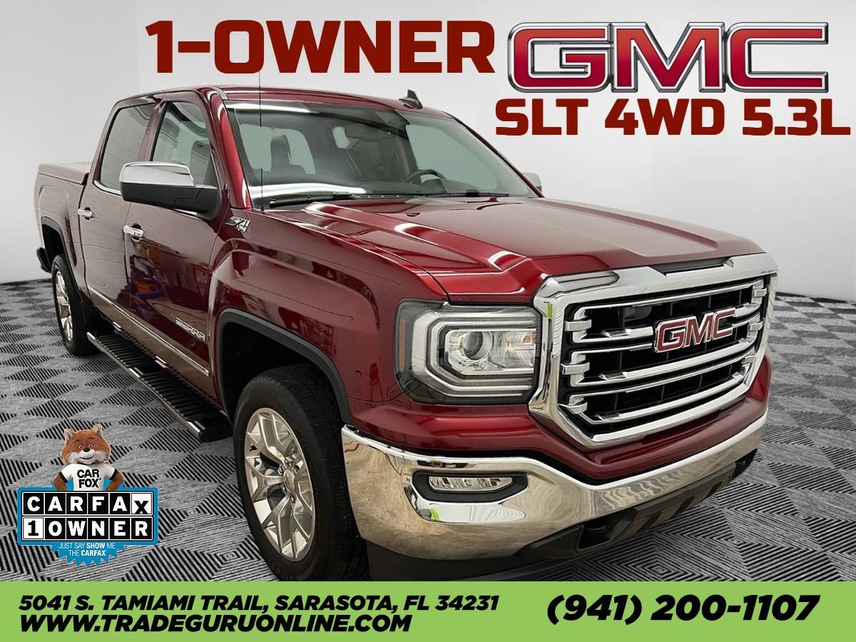 2017 GMC Sierra 1500 SLT — Pickup Truck — 105,638 mi — Sarasota, FL