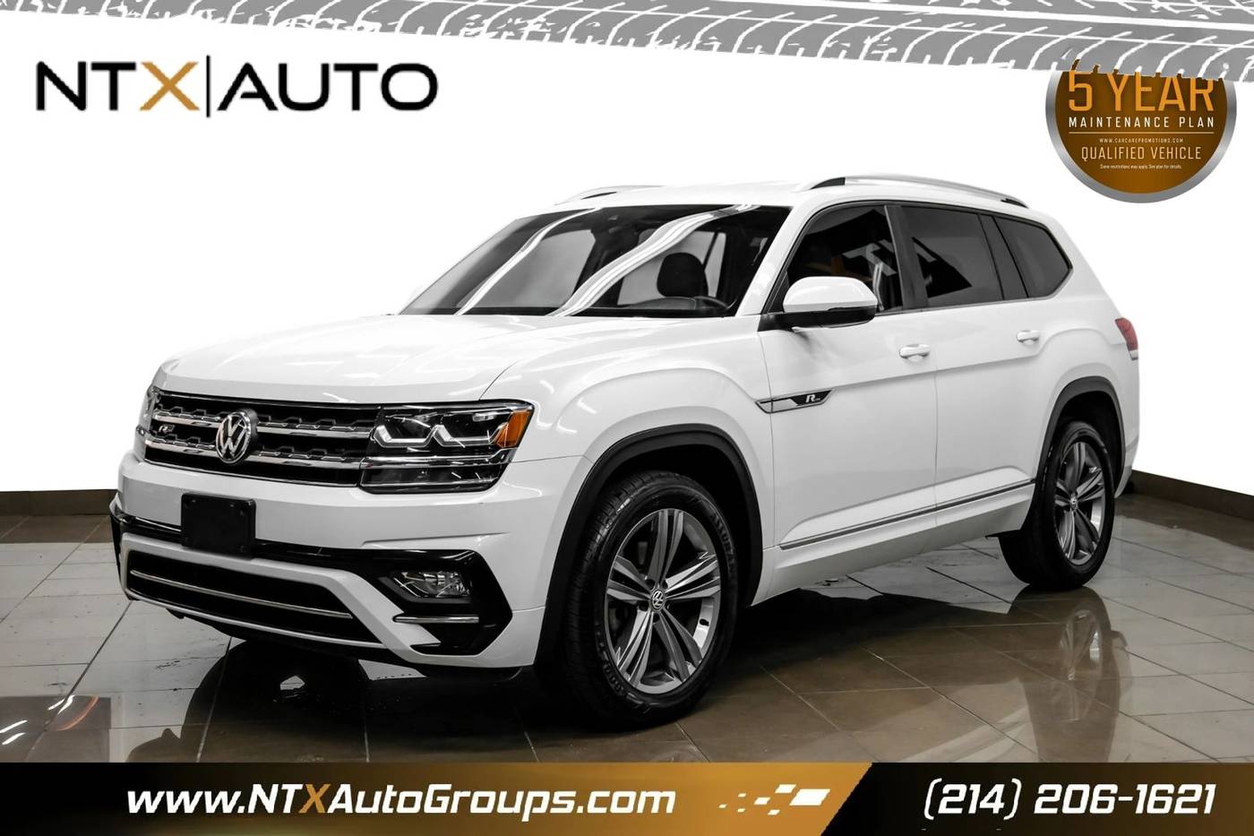 2019 Volkswagen Atlas SE with Technology R-Line