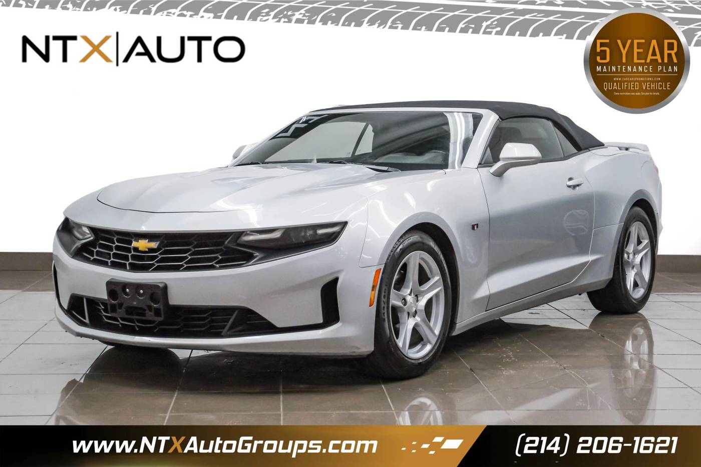 2019 Chevrolet Camaro 1LT — Convertible — 105,425 mi — Farmers Branch, TX