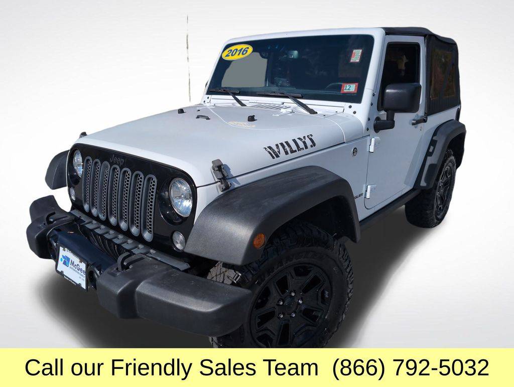 2016 Jeep Wrangler Willys Wheeler — SUV — 87,213 mi — Epping, NH