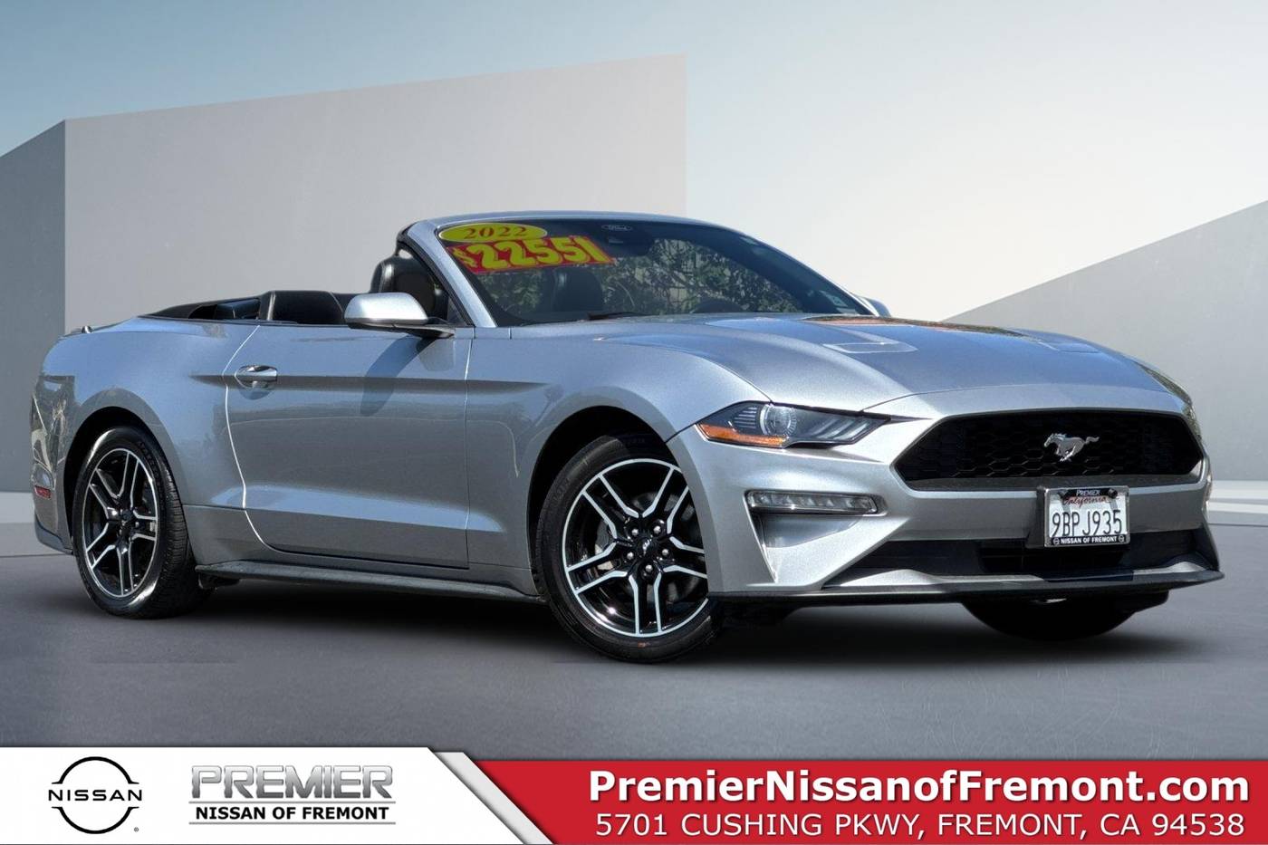 2022 Ford Mustang EcoBoost Premium — Convertible — 54,313 mi — Seaside, CA