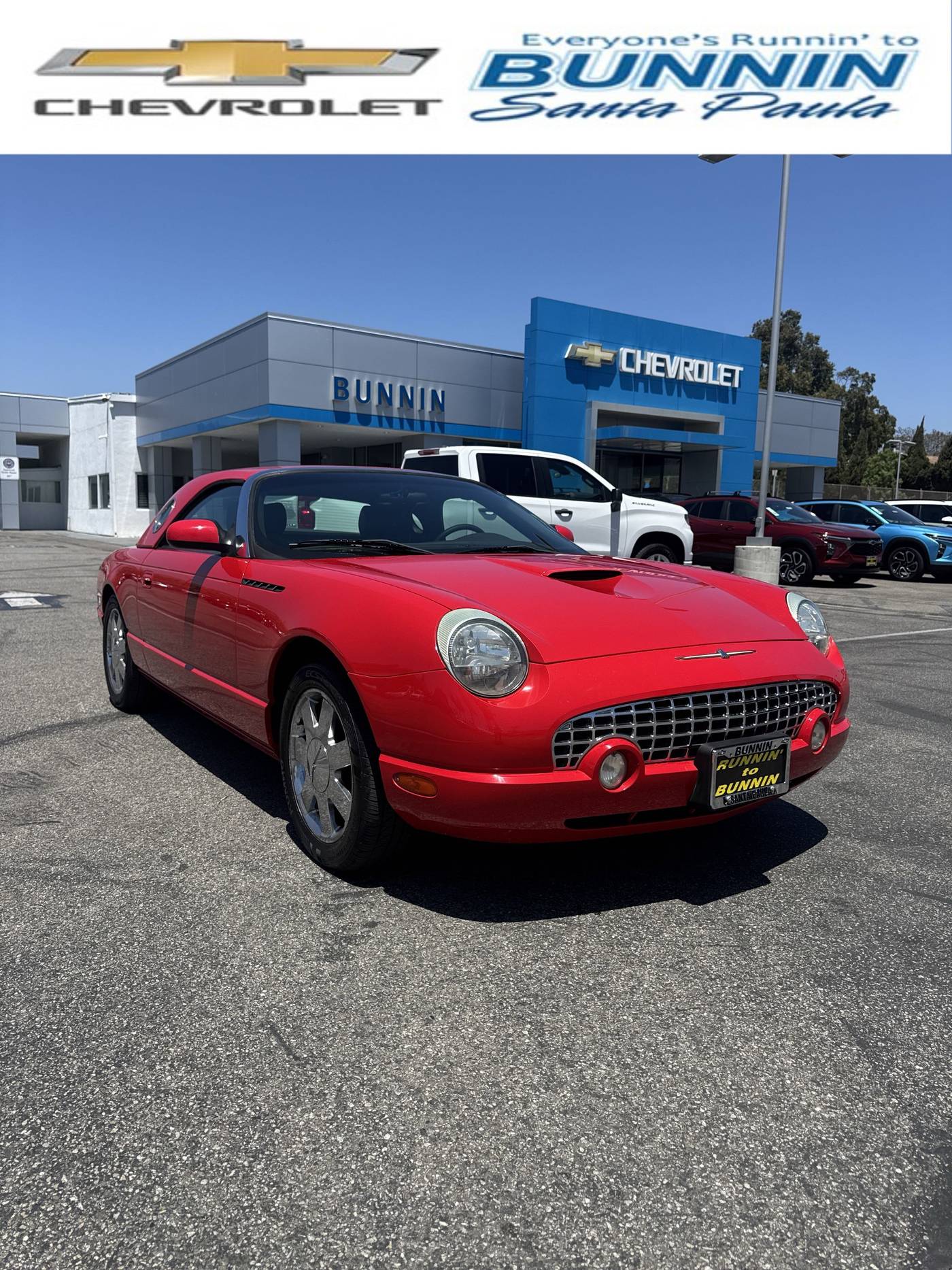 2002 Ford Thunderbird Deluxe — Convertible — 42,262 mi — Santa Paula, CA