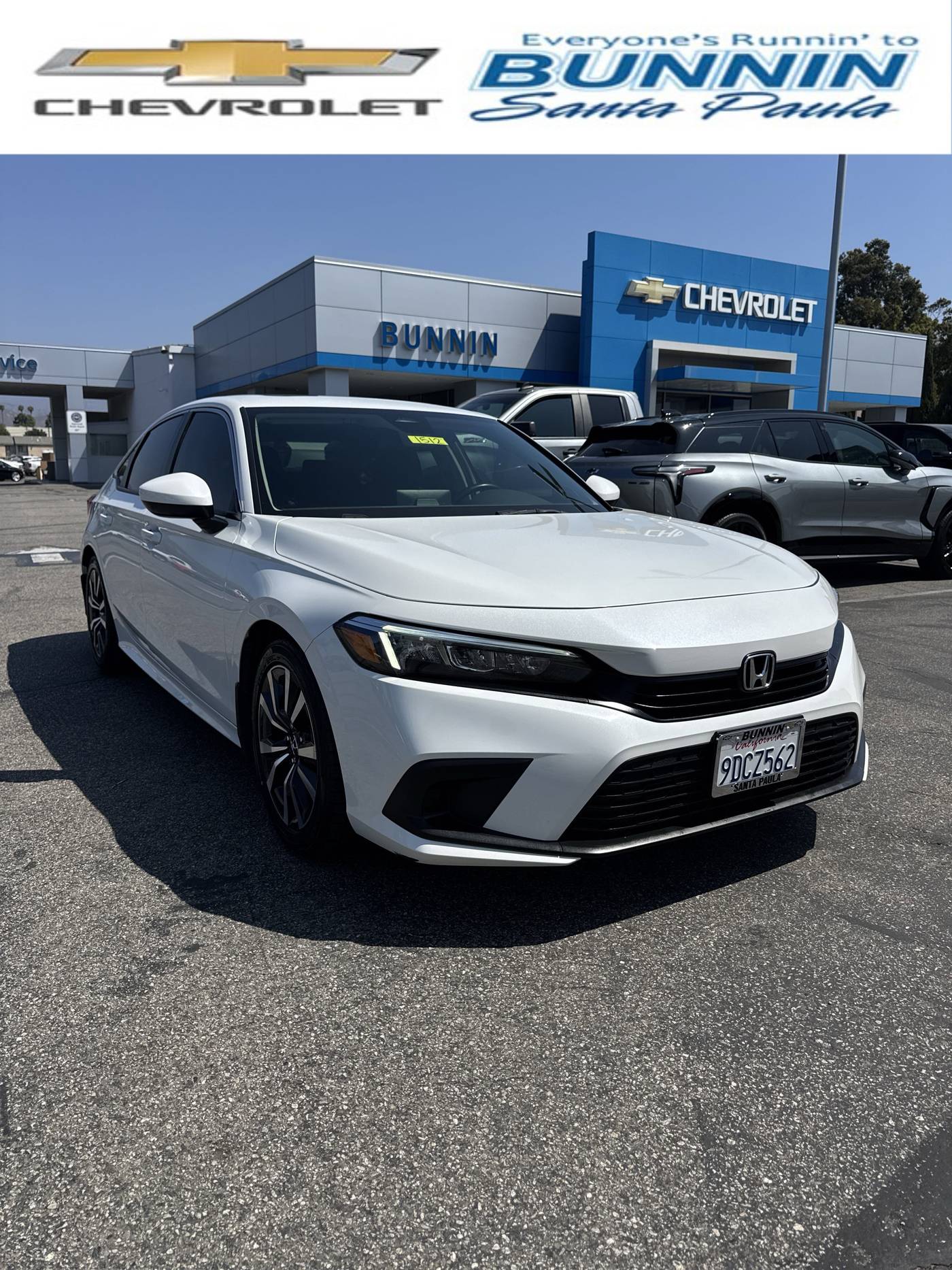 2022 Honda Civic EX — Sedan — 33,335 mi — Santa Paula, CA