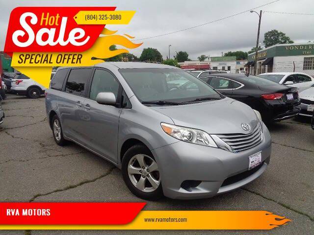 2017 Toyota Sienna LE — Minivan — 81,200 mi — Richmond, VA