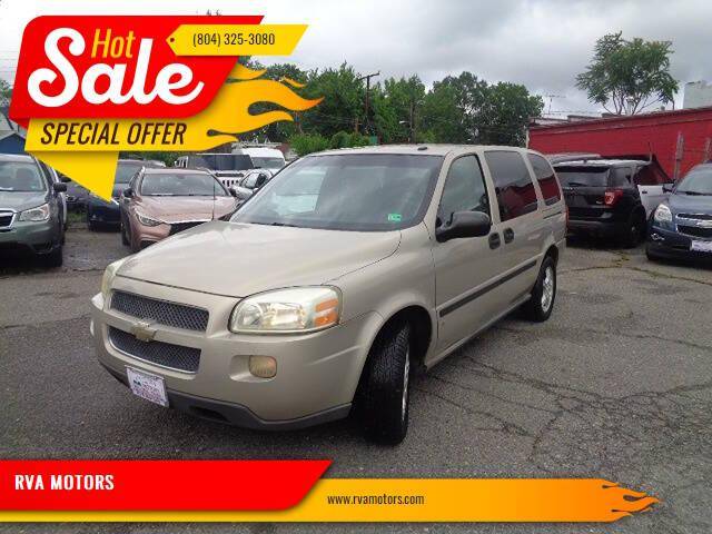 2007 Chevrolet Uplander LS — Minivan — 93,300 mi — Richmond, VA