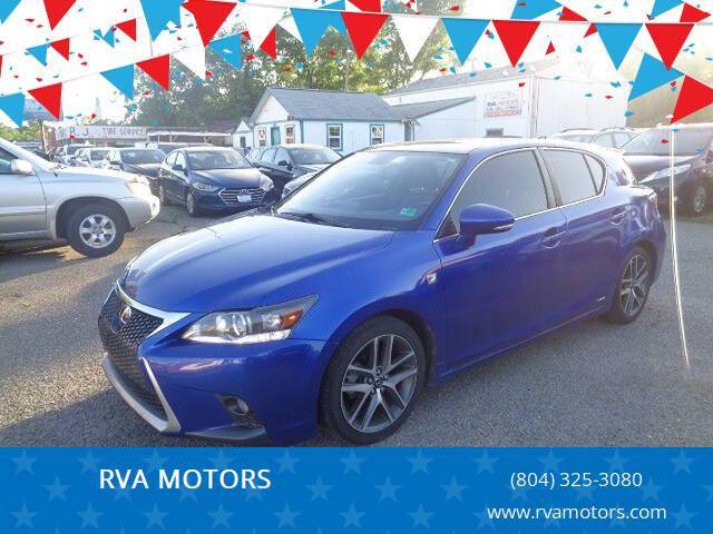 2015 Lexus CT CT 200h — Hatchback — 133,600 mi — Richmond, VA