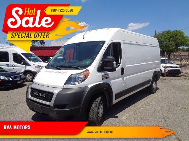 2020 Ram ProMaster Cargo Van 2500 — Cargo Van — 93,000 mi — Richmond, VA