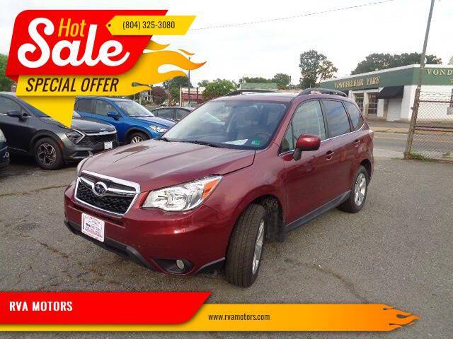 2016 Subaru Forester 2.5i Limited — SUV — 102,300 mi — Richmond, VA