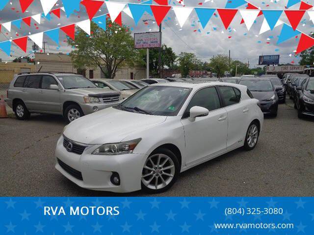 2012 Lexus CT CT 200h — Hatchback — 145,800 mi — Richmond, VA