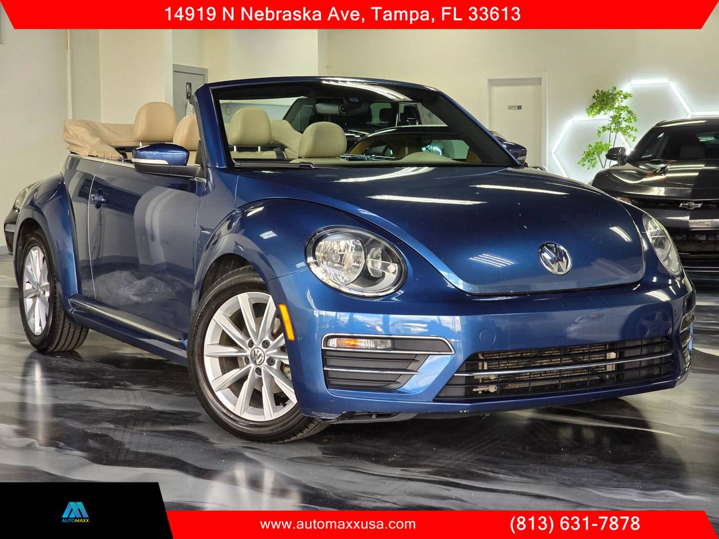 2017 Volkswagen Beetle 1.8T SE — Convertible — 95,943 mi — Tampa, FL