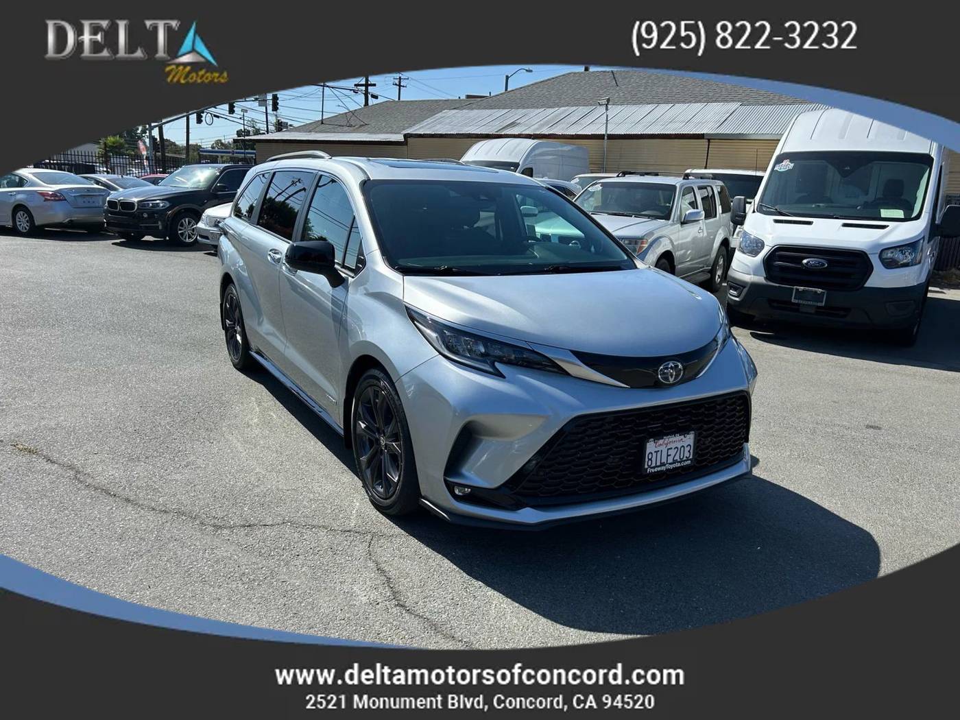 2021 Toyota Sienna XSE — Minivan — 40,970 mi — Concord, CA