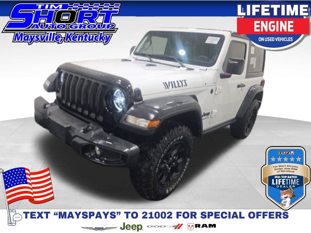 2022 Jeep Wrangler Willys — SUV — 40,247 mi — Maysville, KY