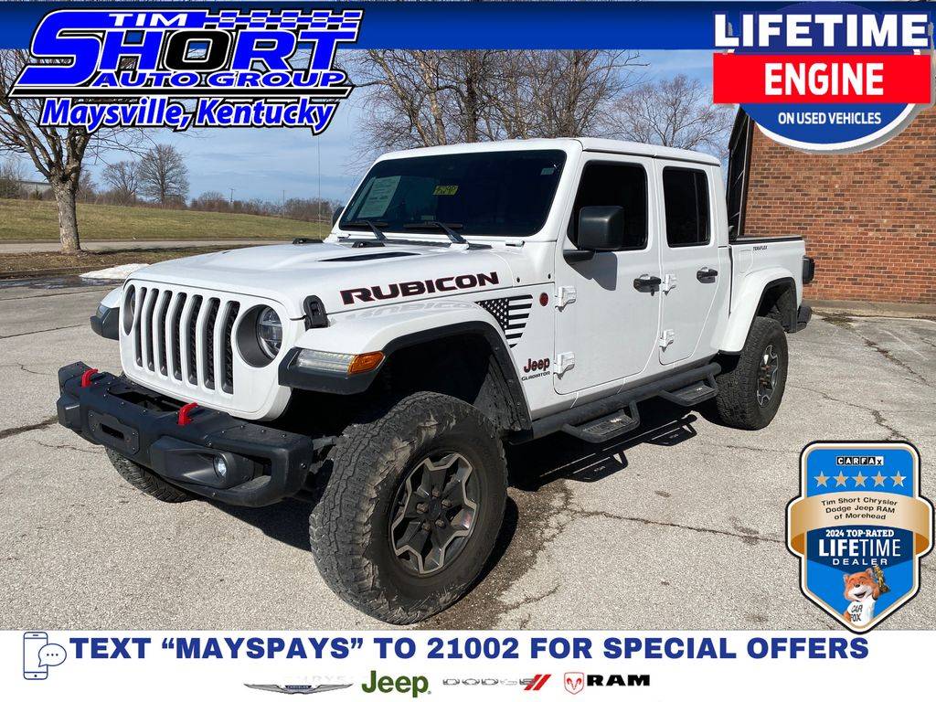 2020 Jeep Gladiator Rubicon — Pickup Truck — 61,338 mi — Maysville, KY