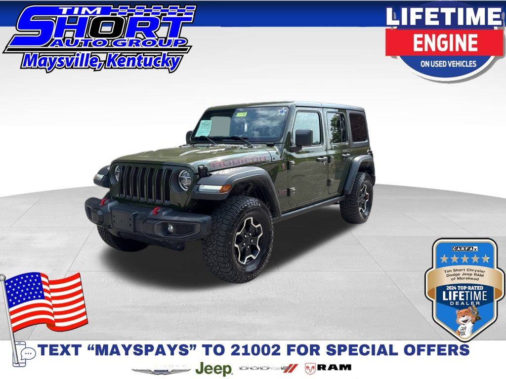 2021 Jeep Wrangler Rubicon — SUV — 63,079 mi — Maysville, KY