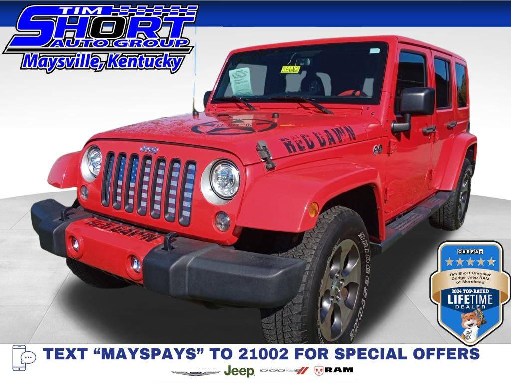 2018 Jeep Wrangler Sahara — SUV — 131,301 mi — Maysville, KY