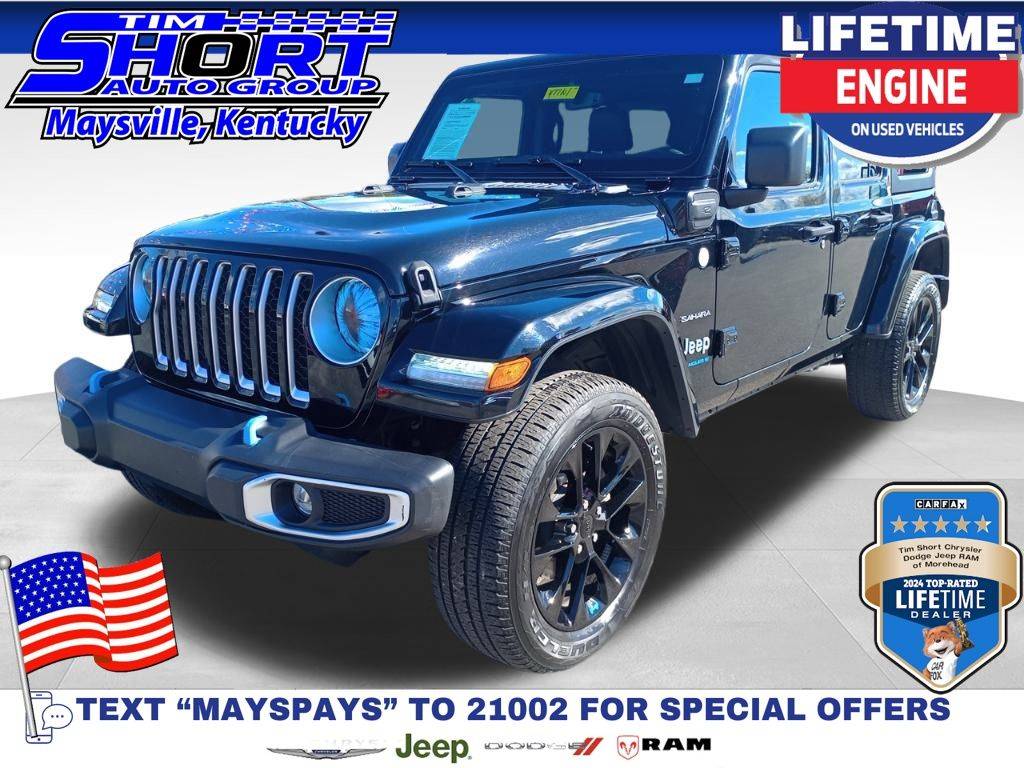 2023 Jeep Wrangler Sahara 4xe — SUV — 28,812 mi — Maysville, KY