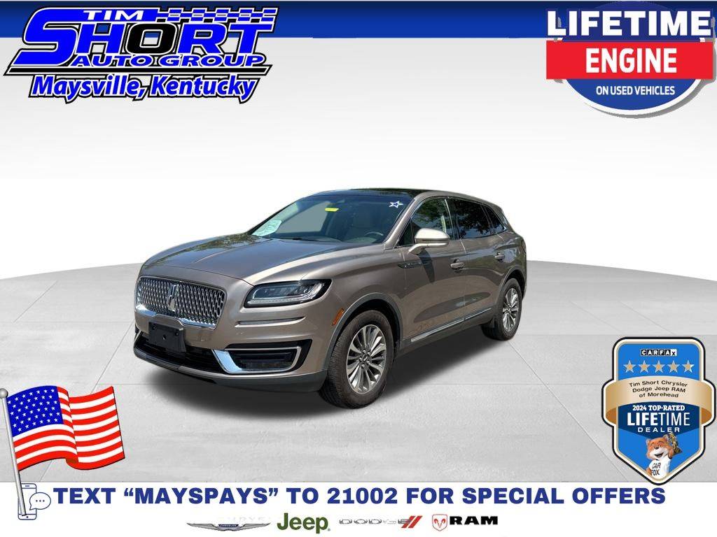 2019 Lincoln Nautilus Select — SUV — 87,086 mi — Maysville, KY