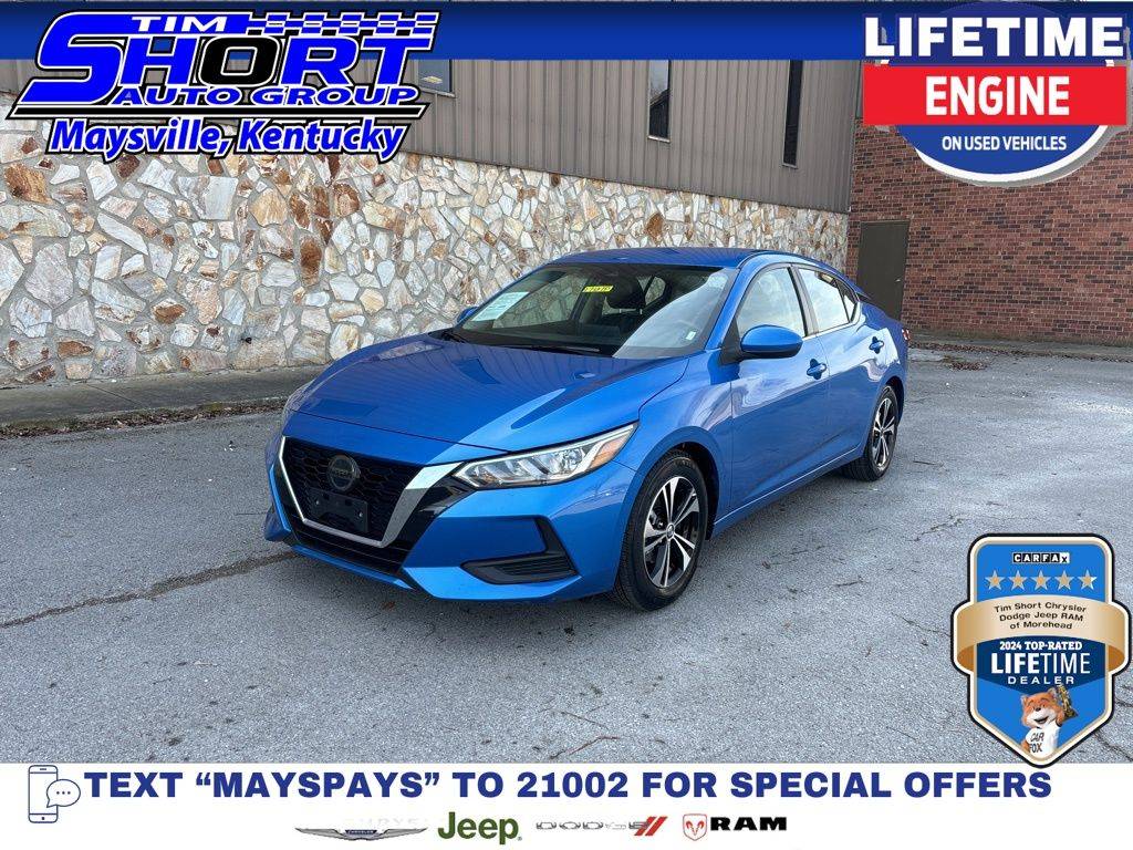 2021 Nissan Sentra SV — Sedan — 59,354 mi — Maysville, KY