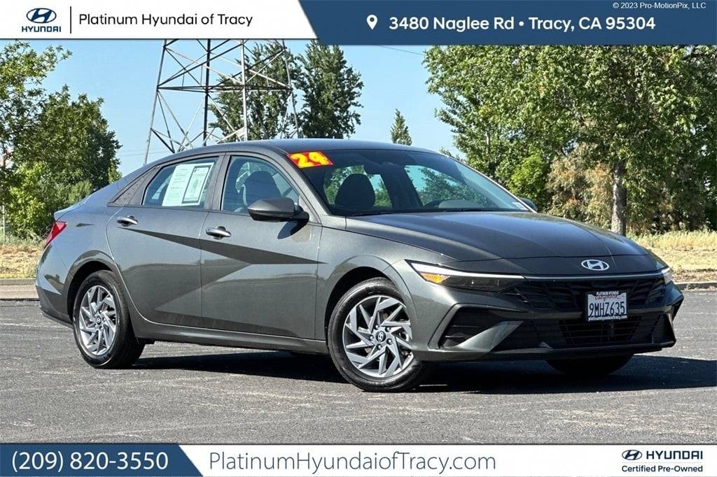 2024 Hyundai Elantra Hybrid Blue — Sedan — 8,584 mi — Tracy, CA